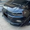 Front Bumper Splitter Lip 3Pcs for VW Polo MK5 MK6 Standard TSI TDI 2010-2021 Tuning Body Kit Guard Gloss Black UV Coat Spoiler