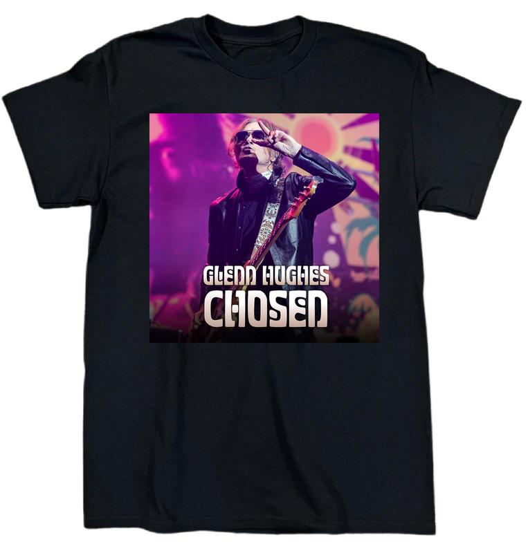 

New Glenn Hughes Chosen Song Heavy Cotton Black Unisex T-Shirt L