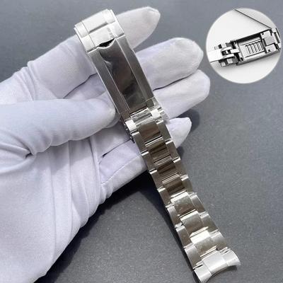 904L Jubilee Watchbands For Rolex SUB DAYTONA NH35 NH36 20mm Men's Strap Luxury Watch Chain Mod Parts Replacement Accessories