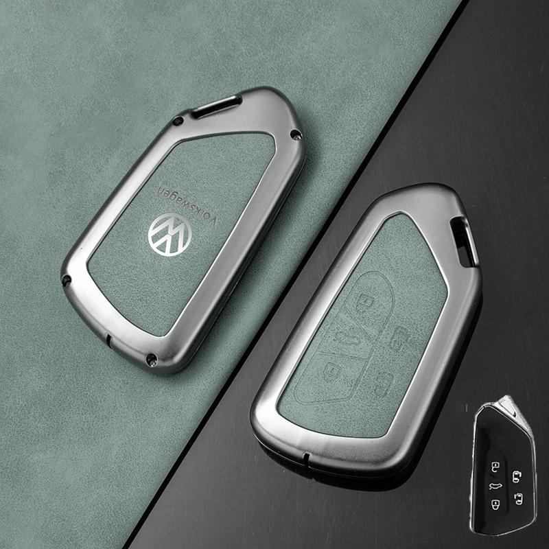 

For VOLKSWAGEN VW Zinc Alloy Car Smart Remote Key Case Full Cover Protector Shell Fob For VW Volkswagen ID.3 ID.4 Golf 8 2022 20