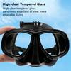 Snorkeling Mask with Action Cam Mount Dry Snorkel Set Comfortable Silicone Diving Goggle for Travel Easy Breathing