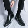 Zapatos de Vestir para Hombre Hechos a Mano de Lujo de Cuero Genuino 2024 Moda Nuevo Estilo Tendencia Británica Brogues Zapatos de Boda de Negocios para Hombre