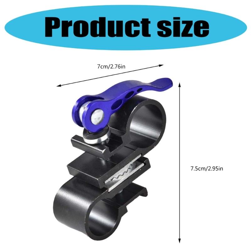 Aluminum Alloys Patios Umbrella Holder Fixed Clip Fishing Chair Clamp Stand Adjustable Umbrella Base Stand Clamp