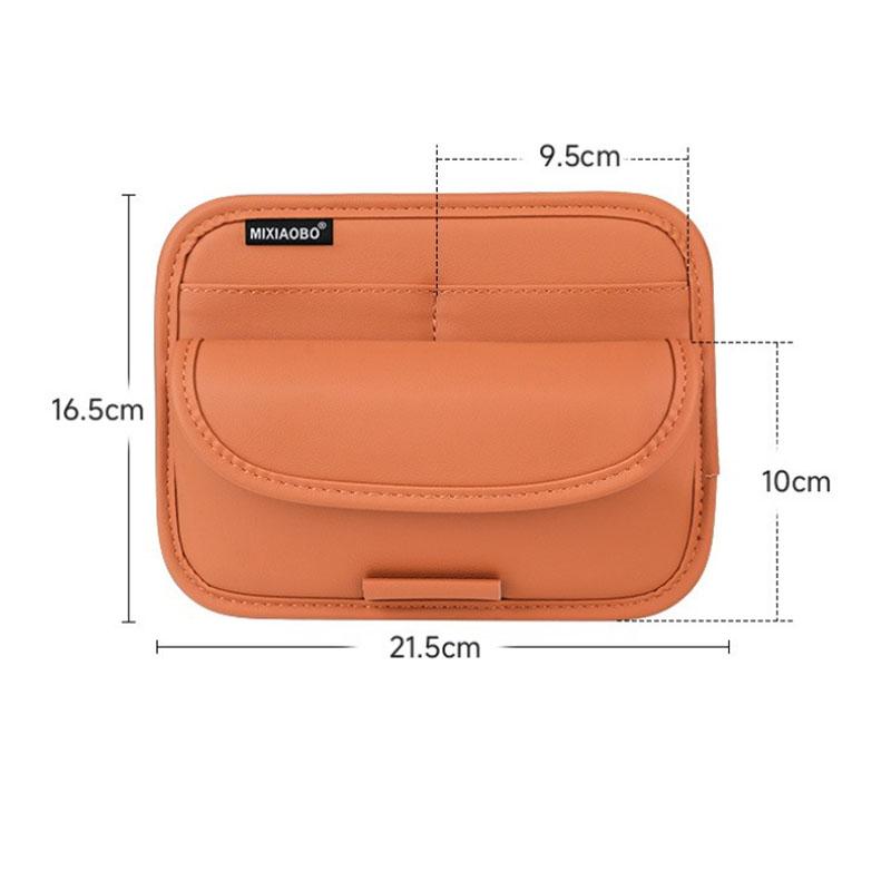 Car Sunshade Glasses Bag Auto Sun Visor Card Organizer Wear-resistant Sunglasses Storage Bag Accessories