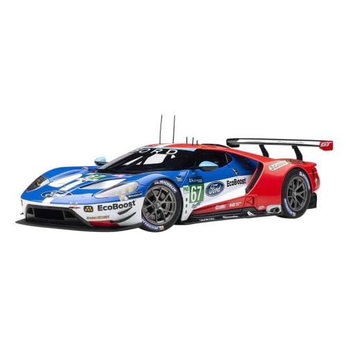 AUTOart 1/18 Scale Scale Model Kit 81710: Ford GT 2017 #67, 2nd Place In the LMGTE Pro Class At the 24 Hours of Le Mans In 2017