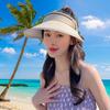 Women Sun Hat Large Brim   UV  ive Beach Sun   Hat Fashionable Acrylic Fibres