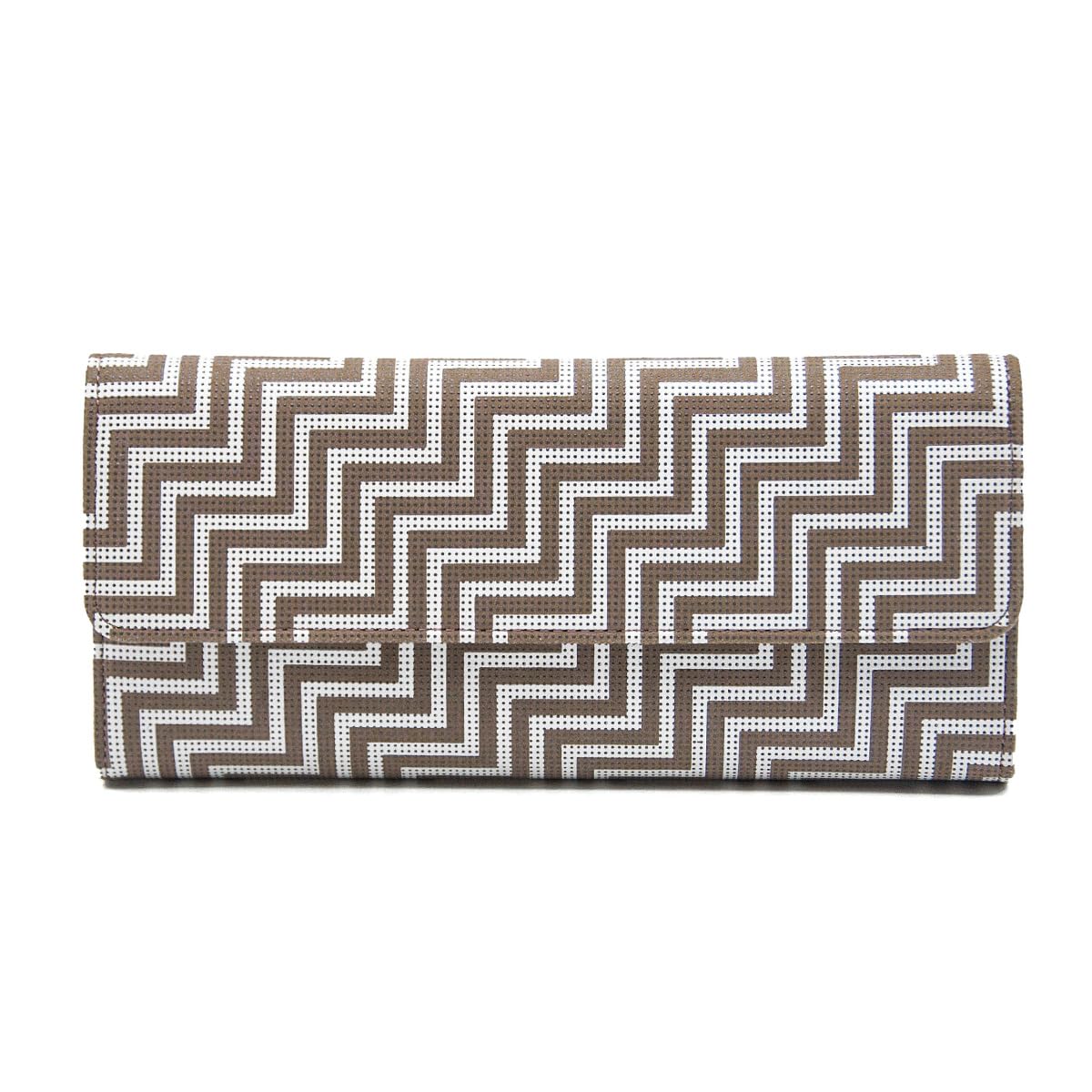 

Indenya Inden CHEVRON Chevron Bundle Zipper Traditional Craft Koshu Inden Deerskin Lacquer Original Brand [Indenya] (№7606)