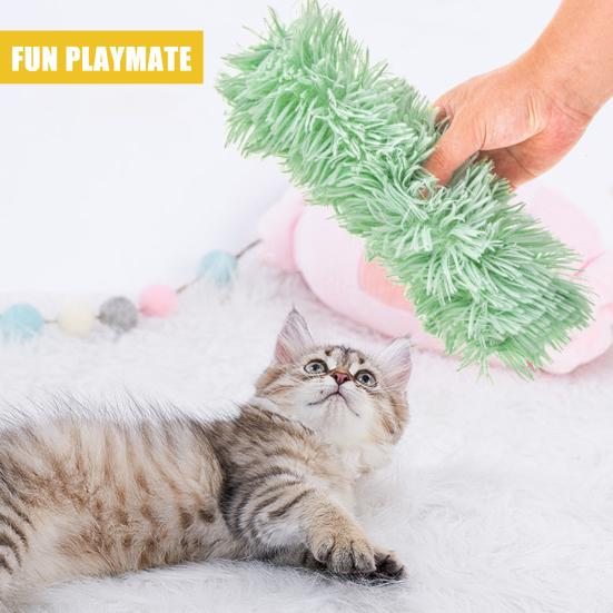 3Pcs Katze Katzenminze Spielzeug Kauen Spielzeug Biss-beständig Plüsch Katze Interaktive Langlebig langlebige Spielzeug Heimtierbedarf