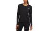 T Shirts Women's Black Crew Neck Moderate Mock Two Piece DJ0954-010