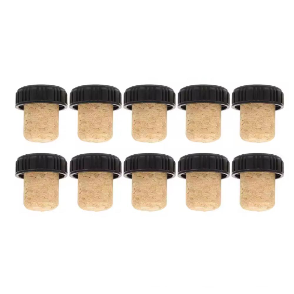 10PCS T-Shape Wine Bottle Cork Sealing Wine Bottle Cap Practical Bottle Plug  Party 10 Pcs