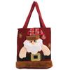 Santa Claus Snowman Deer Christmas Gift Bag for Childrens Candy Presents Holiday Party Favor Decorative Handbag