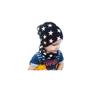 Cotton Hat Scarf Set Cute Star Print Kids Beanie + Scarf Collar Autumn Winter Kids Cap