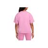Nike Sportswear Essentials Soft Comfortable Casual Short Sleeve T-Shirt Flamingo Pink Kids Tops FZ5561-646