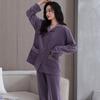 Island Fleece Pajamas Women'S Autumn And Winter Coral Fleece Thickened Fleece Spring And Autumn Models Can Be Worn Outside Loungewear