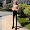 Women's High Waist Stretchy Skinny Black Jeans, Plus Velvet, Thickened, Plus Size, Spring Collection