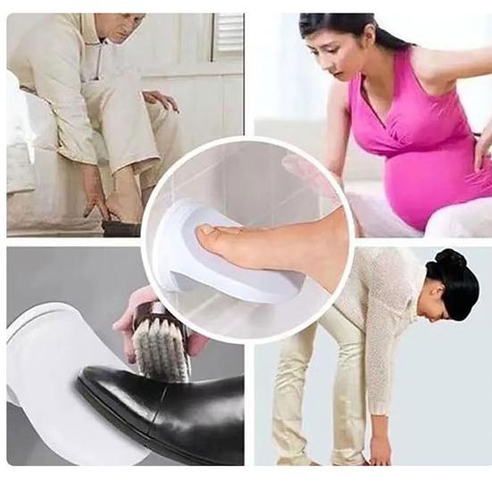 Pedale Antiscivolo Sgabello Poggiapiedi Sedia da Doccia con Facile Installazione Poggiapiedi Oscillante Ergonomico Miglioramento Postura Poggiapiedi