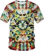 Módní Psychedelický Vzor Grafické Tričko Pánské 3D Tištěné Umění Hip Hop Osobnost Kulatý Výstřih Cool Krátký Rukáv Trička Unisex Vrchní Díly