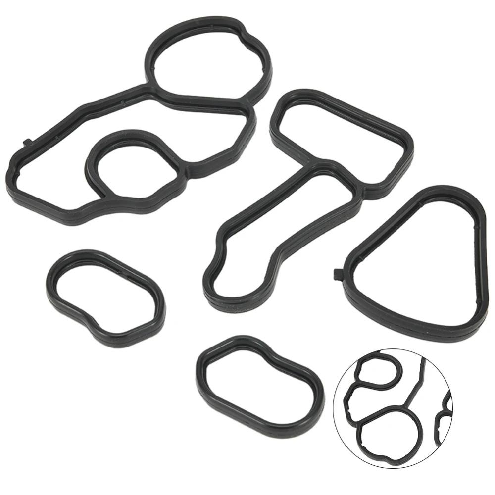 5Pcs Oil Cooler Gasket For BMW F20 F21 F30 F31 F35 F80