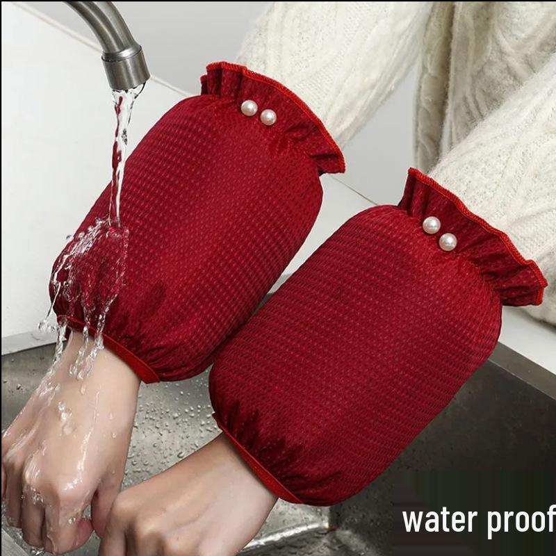 

Женский водонепроницаемый пуховик с жемчужными грязеотталкивающими нарукавниками - Осень/Зима