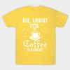 Unisex Fashion TShirt Motivational Coffee Clock Print TShirt Plus Size S-5XL T-Shirt 100%Cotton Tops O Neck Short Sleeve Tees
