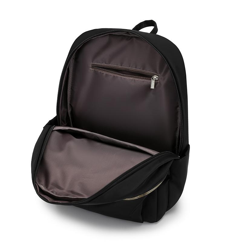 Mochila de Nylon Repelente à Água de Grande Capacidade Mochila Multifuncional Feminina
