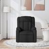 Vidaxl Foldable Massage Armchair, Black, Fabric Upholstered