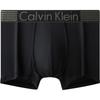 Striped Jacquard Waistband Smooth Boxer Shorts Men Underwear Black NB1021O001