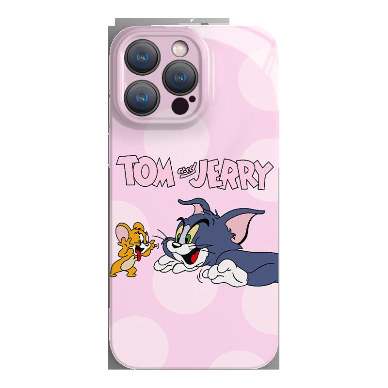 

Creative Cat and Mouse Hard Case compatible with Huawei Mate70, P50 Honor, and Nova11 Huawei NOVA 6-5G