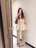 Lace Spliced A-Line Skirt & Camisole Pleated Dress - Slim-fit, Cinched Waist, Layered Vacation Style