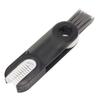 3 In 1 Bottle Cup Lid Crevice Cleaning Brush Multifunctional Crevice Cleaning Brush for Nipple Gray