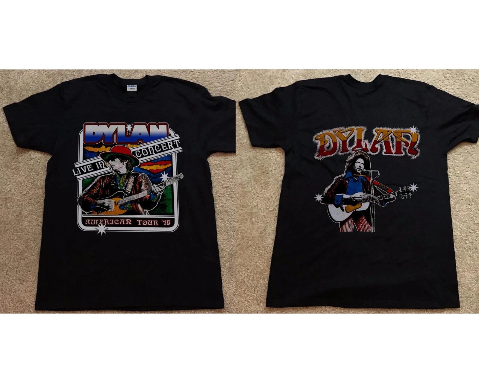 Vintage BOB DYLAN 1978 CONCERT T-Shirt retro classic Unisex S-5XL S