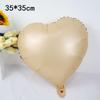 40-Inch American Caramel Cream Number Balloons - Birthday Party Decoration Slim Aluminum Foil Balloons