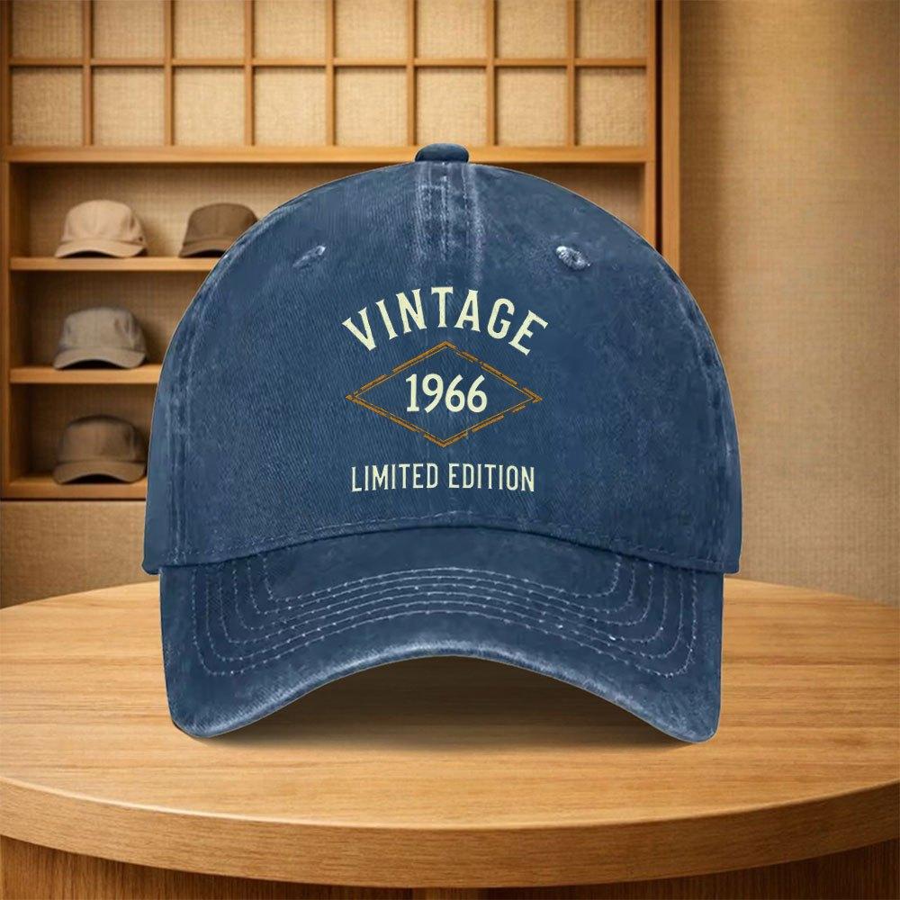 Vintage HighQuality  Limited Edition Baseball Cap Available In Multiple Colors A Musthave Accessory for Family Parties a