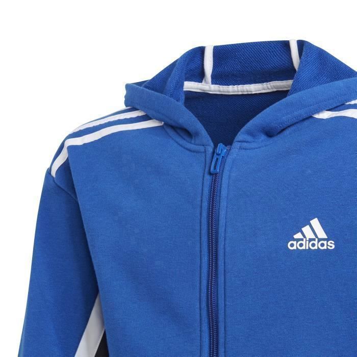 Sweat à capuche junior adidas Bold Full-Zip - Bleu royal/bleu marine - Enfant - Homme