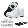 Children's Parkour Roller Skate Deformation Shoes with 2 Wheels Kids Adults Unisex Walking Running Casual Sneakers Gift for Kids
