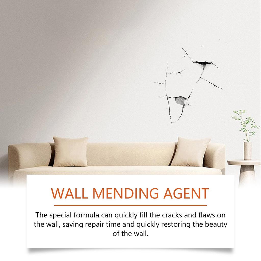 100g Zestaw do naprawy ścian Dziura w ścianie Odwarstwianie Łatka naprawcza Pęknięty Gwóźdź Oczy Łatka na ścianę