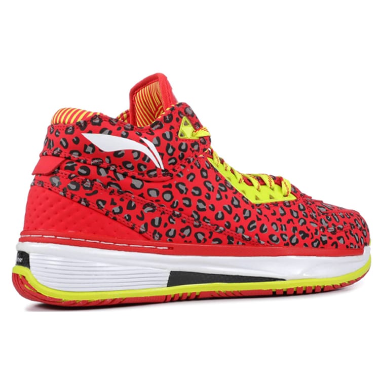 Li Ning WOW 2 Way Of Wade 2 Low Top Basketball Shoes Men's Red Yellow White ABAH017-14