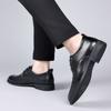 Fashion Men's Casual Oxford Shoes New Arrival Office Party Footwear Lace-Up Leather Outdoor Flats Wedding Formal Dress Business Shoes
