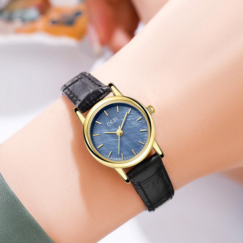 Light luxury Beimu dial Women Watch Retro Niche High-end Feeling Bamboo Strap Waterproof Ladies Fshion Quartz Clock Wristwatches