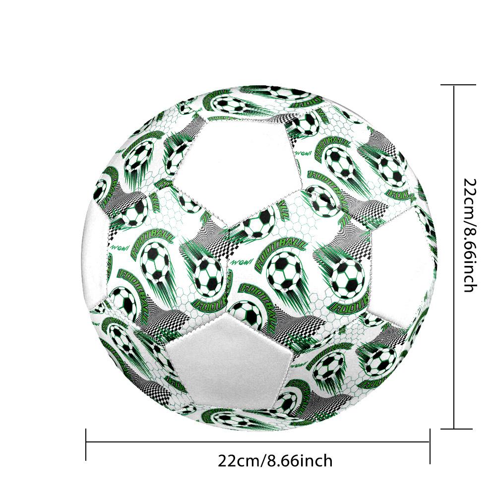 1pc Soccer Ball Soccer Ball Size 5 Football Machine Sewn Indoor/Outdoor Universal Football Q1