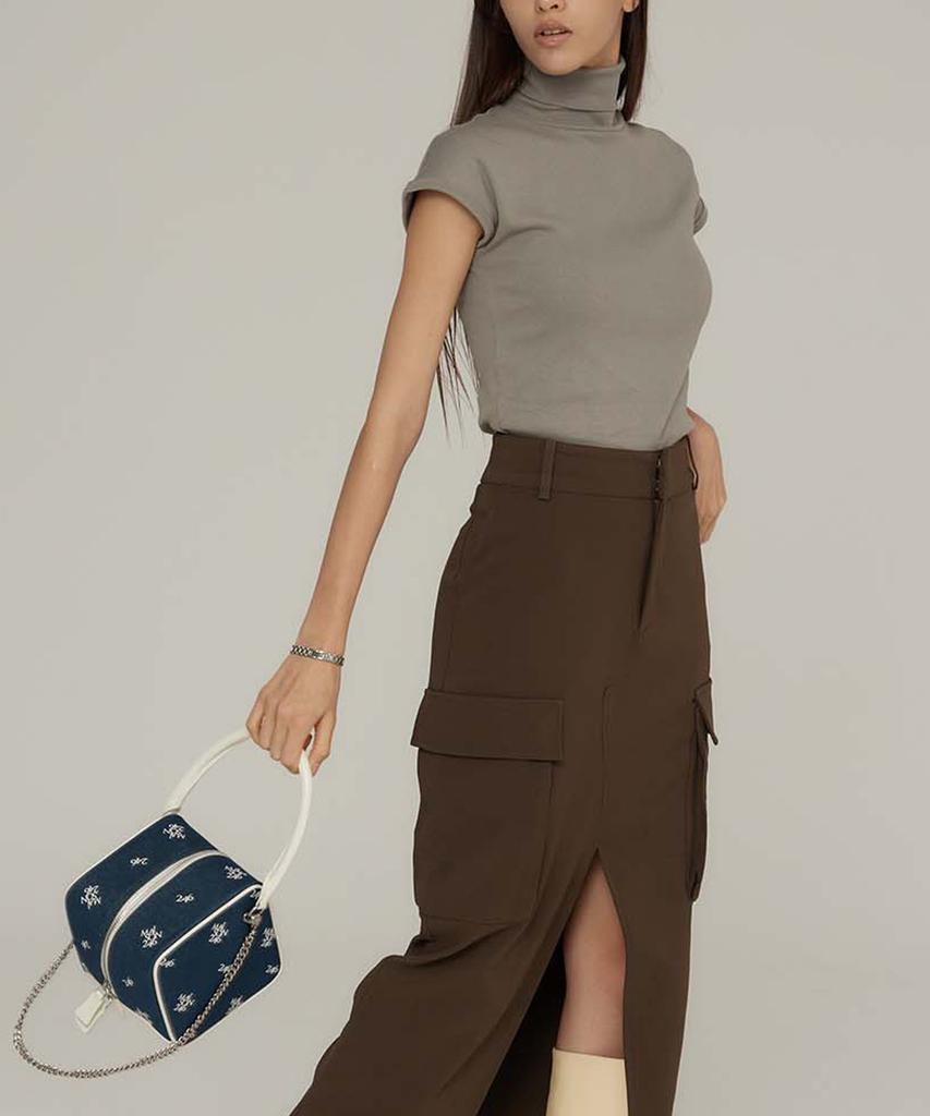 Maison246 Gigi Cube Bag-Denim