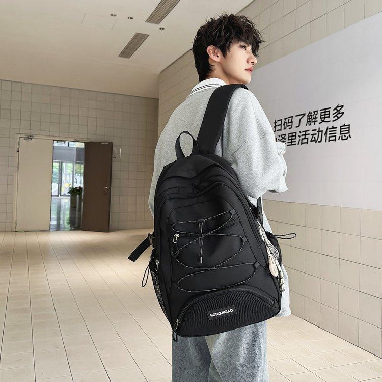 Schulrucksack neu große Kapazität hoher Wert Outdoor Freizeit vielseitig Studenten Sport Reisen Schulrucksack Rucksack mit Kordelzug
