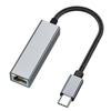 Type-C/USB to RJ45 Ethernet Adapter Driver-free Gigabit Network Cable Converter High Speed Network Card Adapter Support 10/100/1000Mbps for Desktop