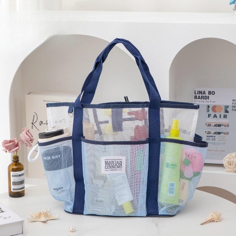 

Large Capacity Mesh Swimming Bag Multifunctional Shower Bag Outdoor Travel Bag Necessary with Multi Pockets
