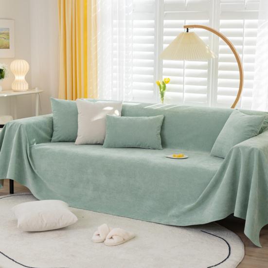 

Sofa Cover Waterproof Solid Color Non-Slip Backing Stain-proof Scratch Resistant 180x130cm Couch Protector Four-Layer Craftsmanship Easy Installation 180cm