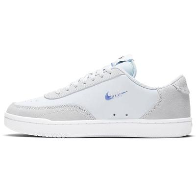 Zapatillas Court Vintage Premium Amortiguación Antideslizantes Duraderas de Caña Baja Zapatillas de Mujer Azul Claro Gris CW1067-005