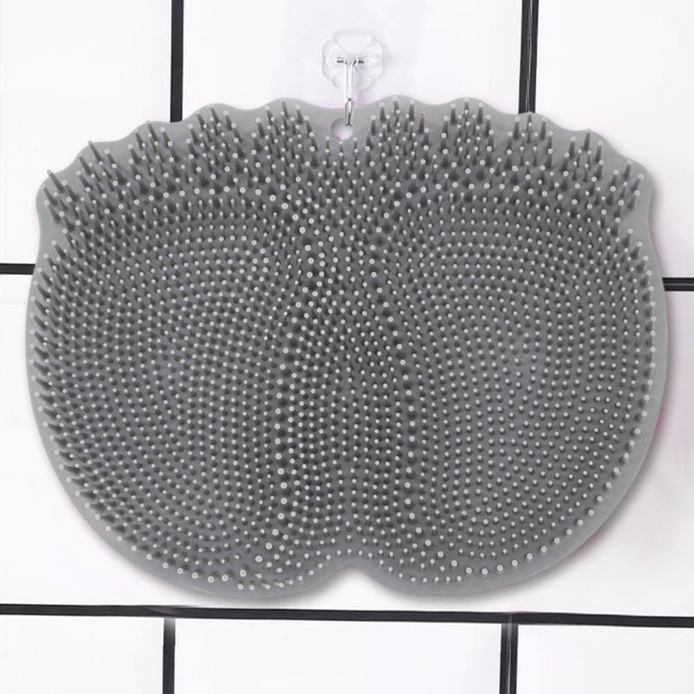 Fußschrubber Badematte Sicherheits-Saugnapf-Design Badematte Doppelzweck Fußschrubb-Badematte mit Massageborsten für Badewanne
