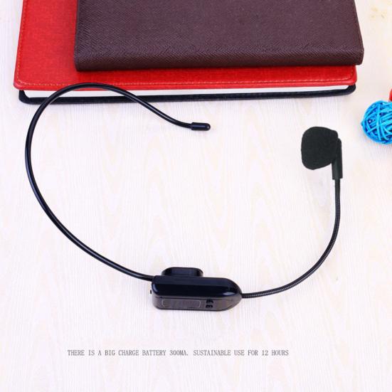 Wireless Microphone Head-mounted Portable FM Transmitter High Sensitivity Headset Megaphone Radio Mic
