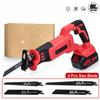 18V Electric Reciprocating Saw 1500W With Brushless Motor Li-ion Battery Blades Matal Wood Cutting Power Tool for 18V Battery