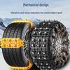 Universal Rubber Anti-Skid Tire Chains with Steel Spikes